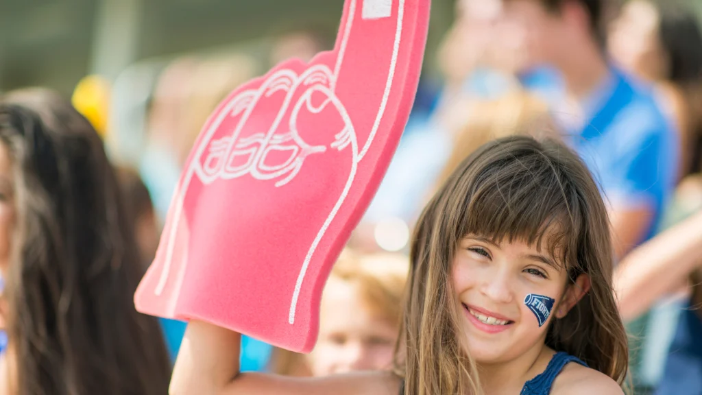 Showing off their love for their team is an integral part of the experience for a fan.