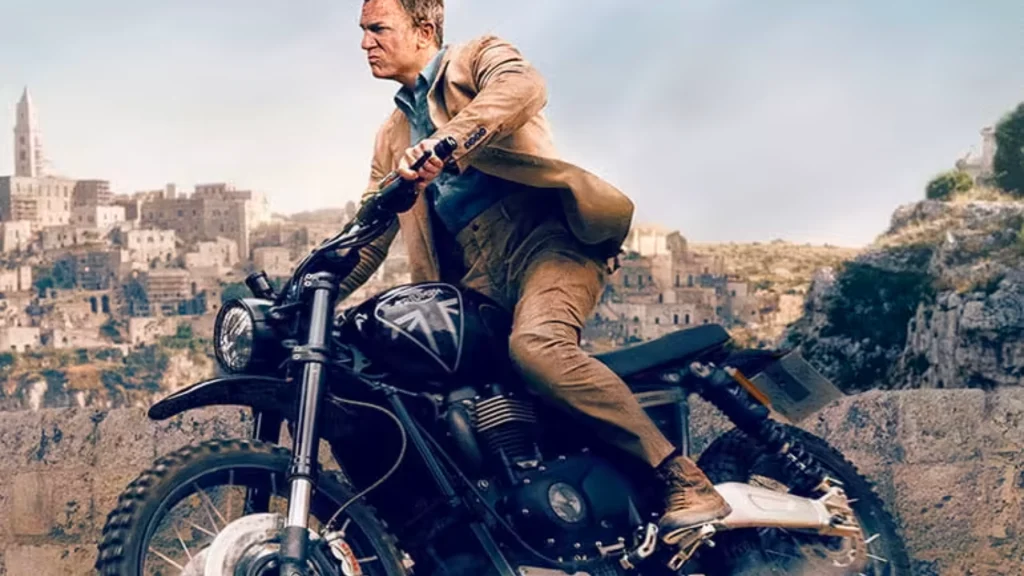 Triumph Motorcycles allowed fans to own digital collectibles of an iconic motorcycle featured in No Time To Die, James Bond film. (Image Credit: Triumph Motorcycles.)